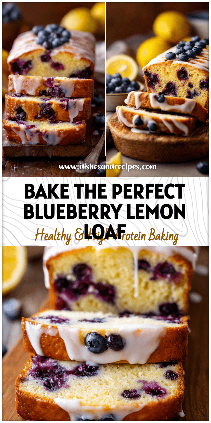 Irresistible Blueberry Bread with Lemon Glaze – Sweet & Tangy Dessert